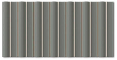 WOW Faces Bars Steel Blue tile sample