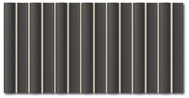 WOW Faces Bars Coal tile sample