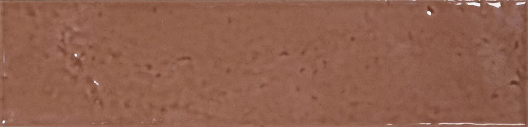 WOW Terre Chestnut gloss 70 x 280mm porcelain tile