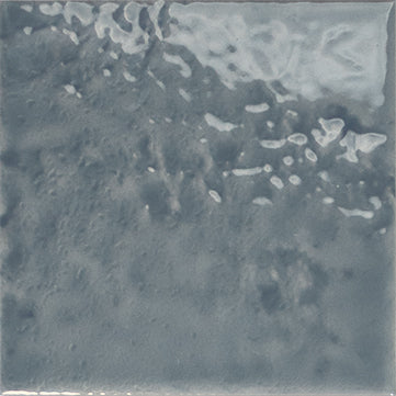 WOW Terre Pale Blue gloss 116 x 116mm square porcelain tile