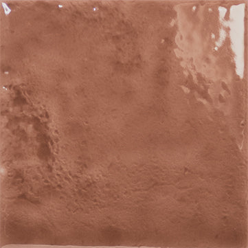 WOW Terre Chestnut gloss 116 x 116mm square porcelain tile