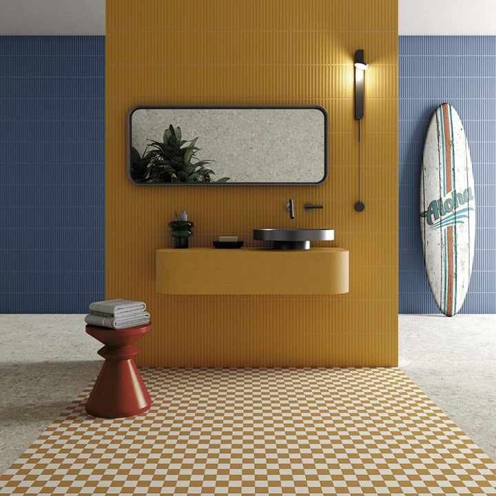 Surf Makai Teja Checker Board Wall and Floor Tile