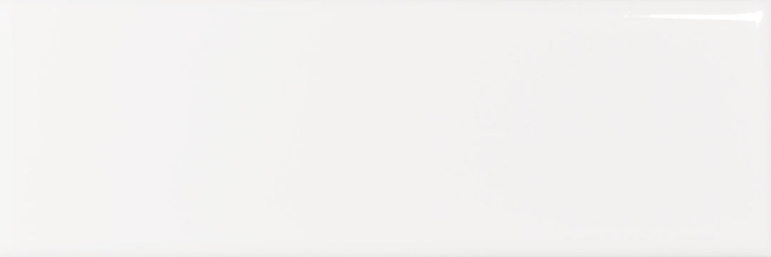 Quintessenza Färgblock Bianco Gloss Lucido 50mm x 150mm porcelain tile