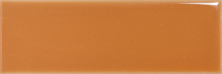 Quintessenza Färgblock Arancio Gloss Lucido 50mm x 150mm porcelain tile