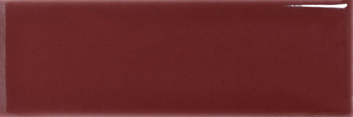 Quintessenza Färgblock Borgogna Gloss Lucido 50mm x 150mm porcelain tile