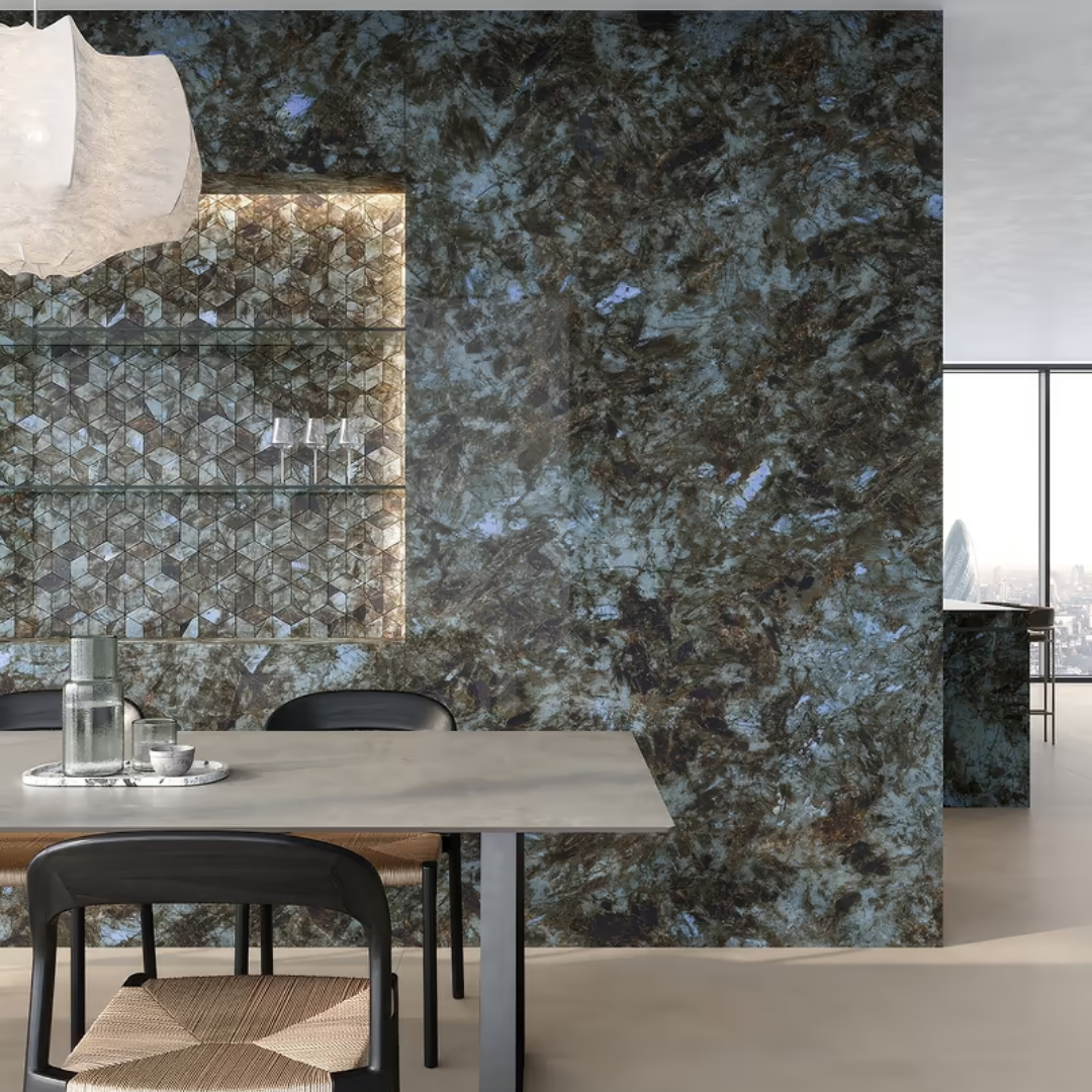 Marvel Diva Baobob Marble Effect Polished Porcelain Wall and Floor Tile