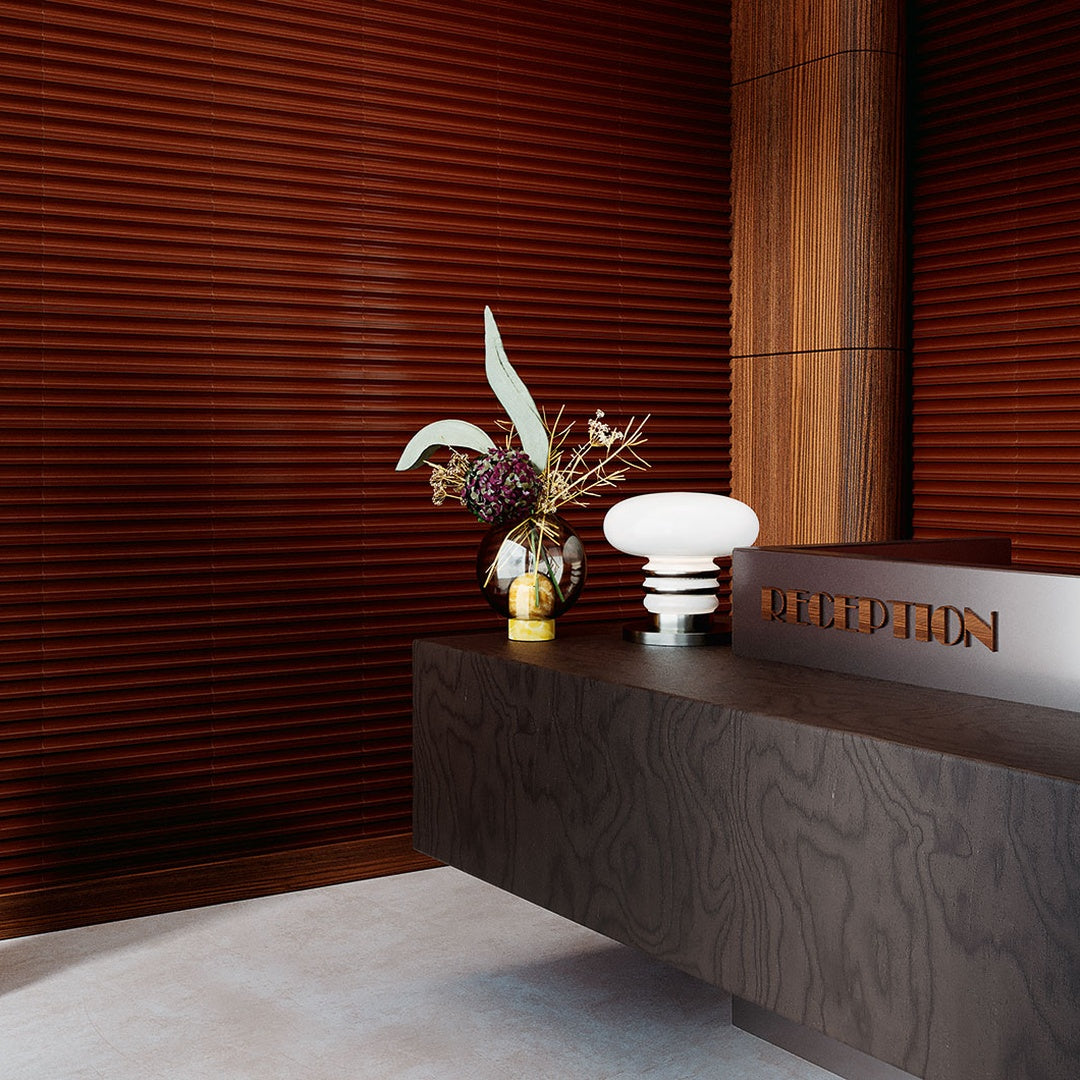 Plinth Fired Earth 3D Wall tile 133mm x 400mm