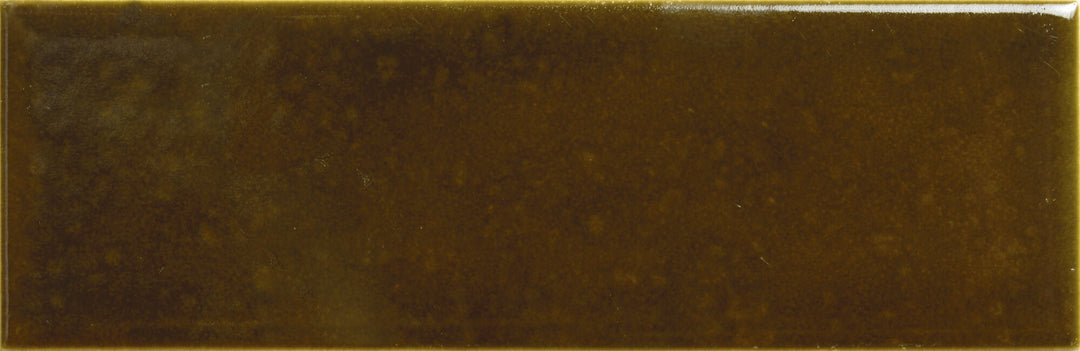 Quintessenza Amarcord Tabacco glossy 50 x 150mm porcelain wall tile