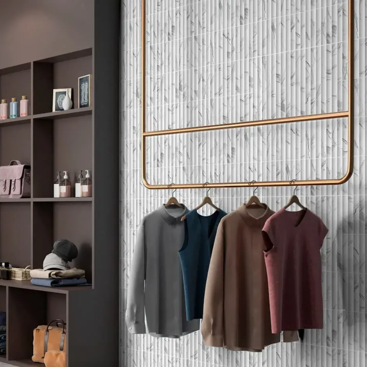 Argos Fluted Decorative Ceramic Wall Tiles