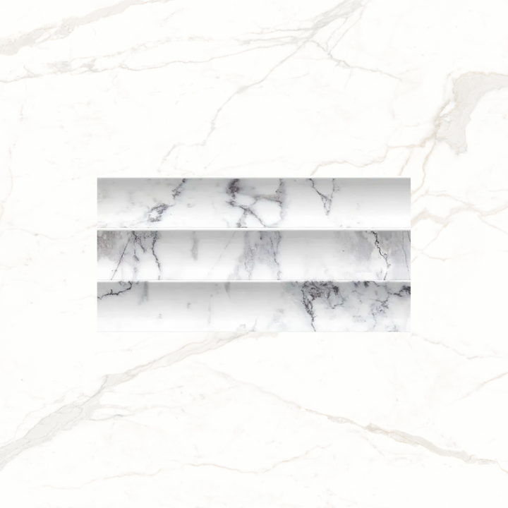 Argos Fluted Decorative Ceramic Wall Tiles