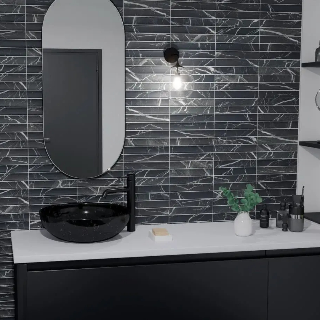 Argos Fluted Decorative Ceramic Wall Tiles