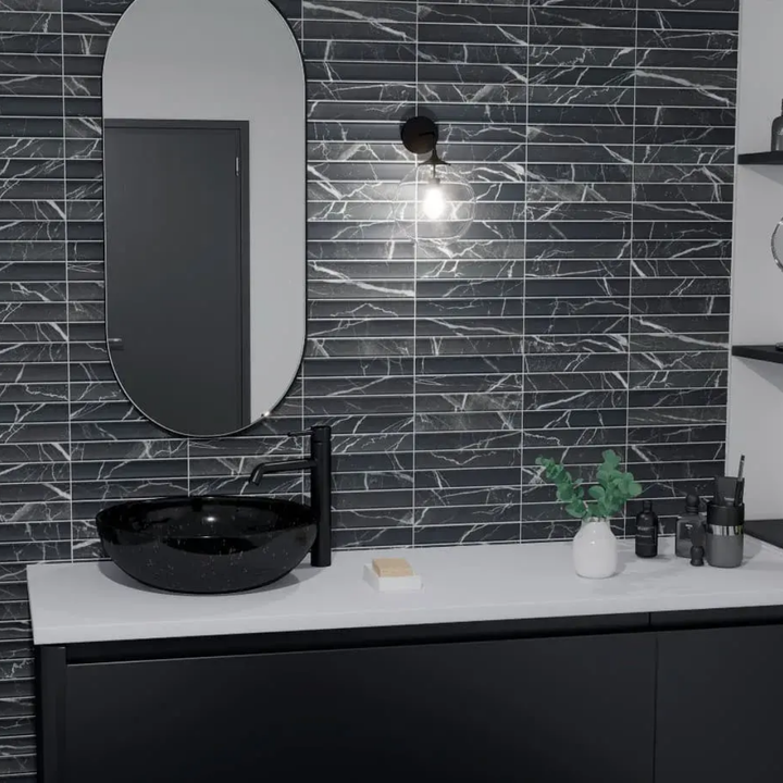 Argos Fluted Decorative Ceramic Wall Tiles