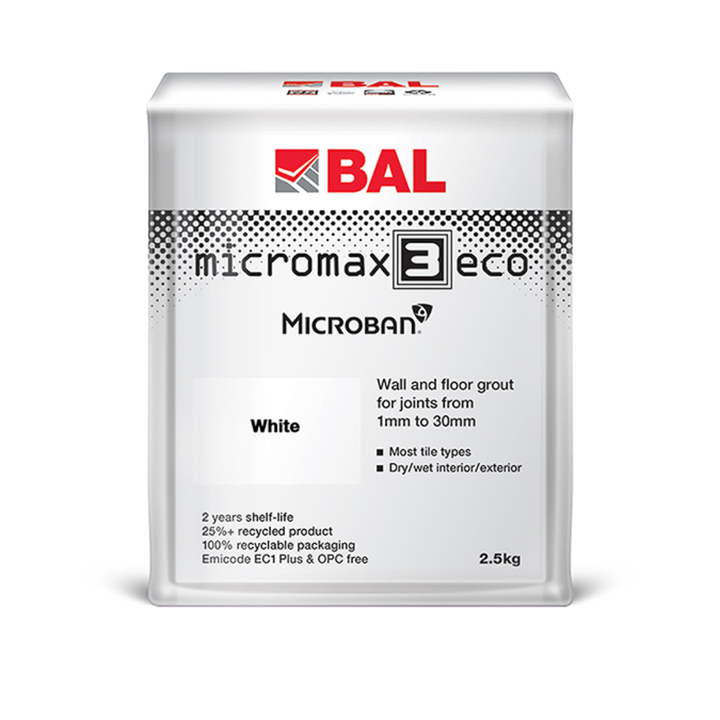 BAL Micromax Eco Tile Grout for Floors & Walls