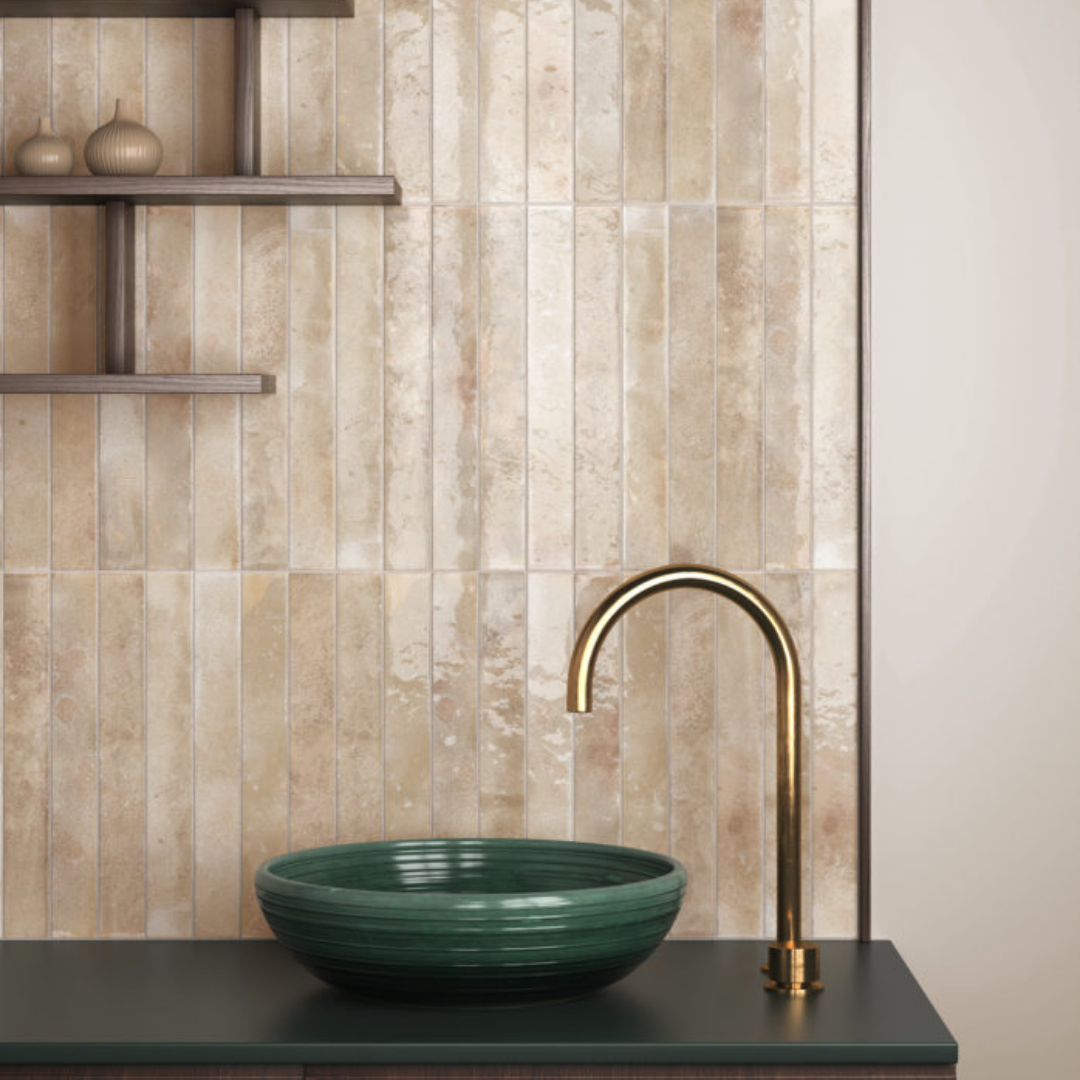 Sanur Narrow Gloss Metro Style Ceramic Wall Tile