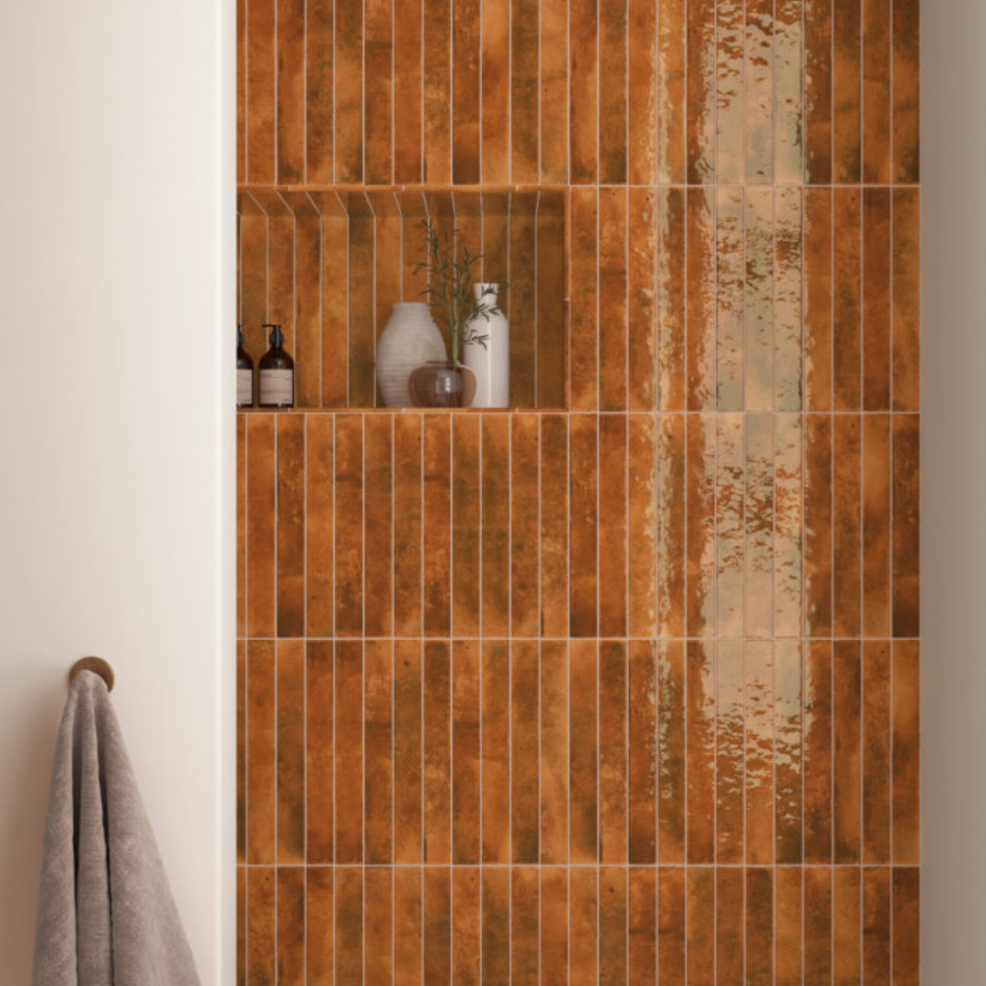 Sanur Narrow Gloss Metro Style Ceramic Wall Tile