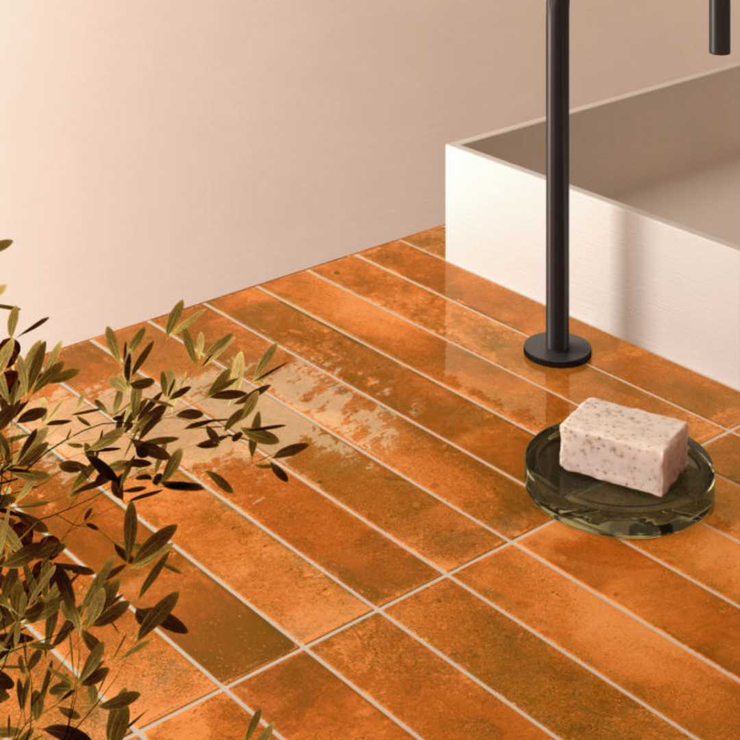 Sanur Narrow Gloss Metro Style Ceramic Wall Tile