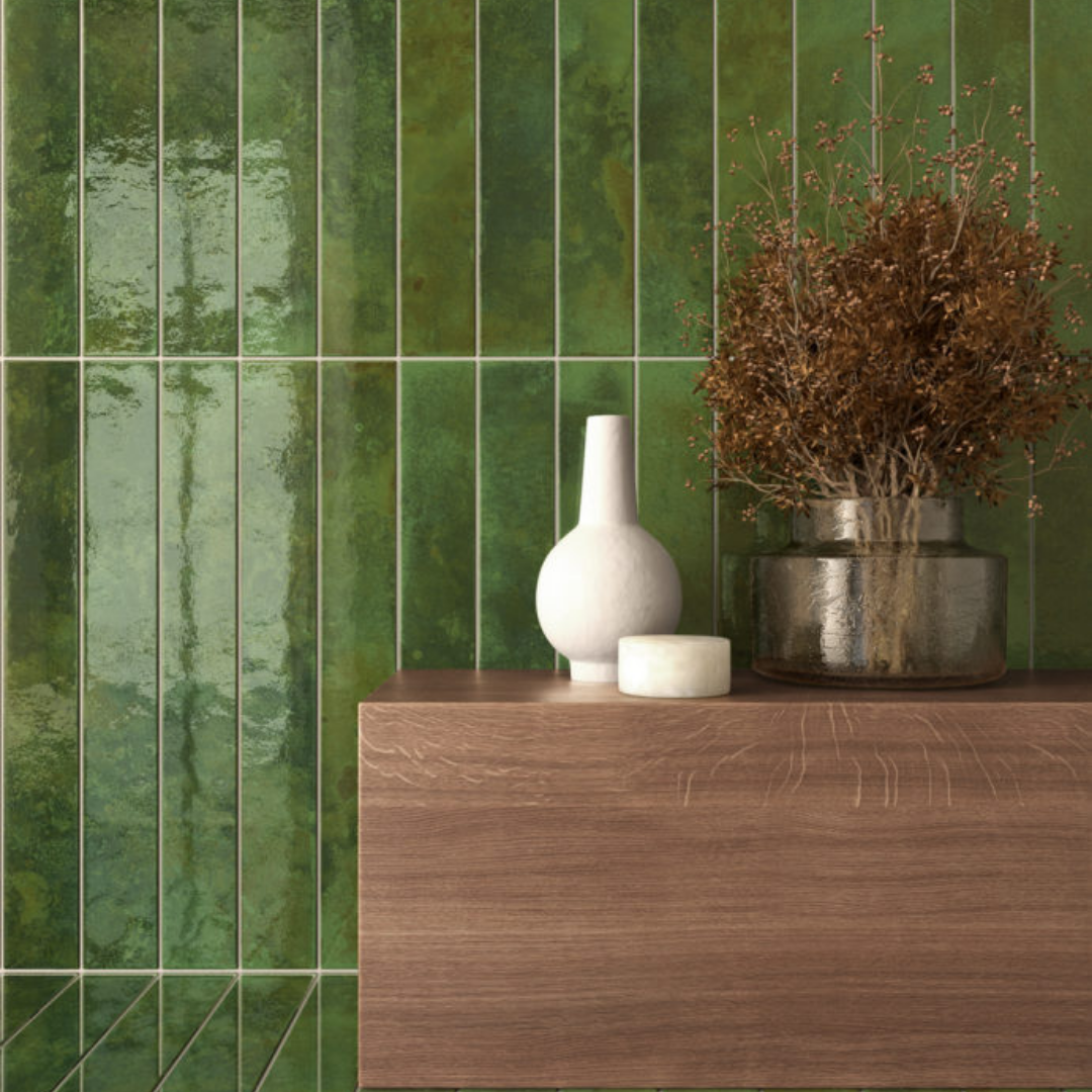 Sanur Narrow Gloss Metro Style Ceramic Wall Tile
