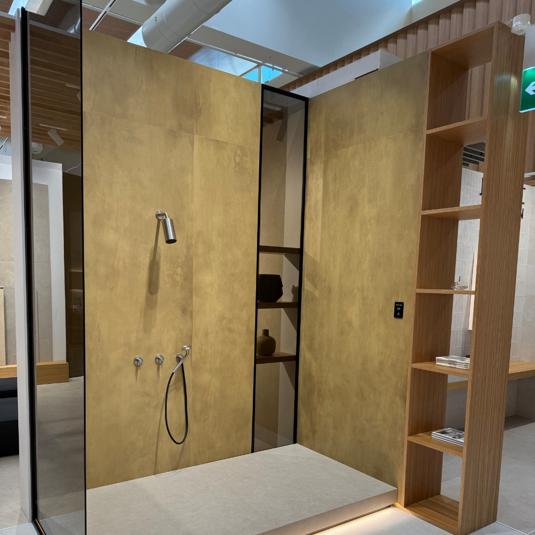 Boost Vision Brass Metallic Effect Porcelain Wall and Floor Tile