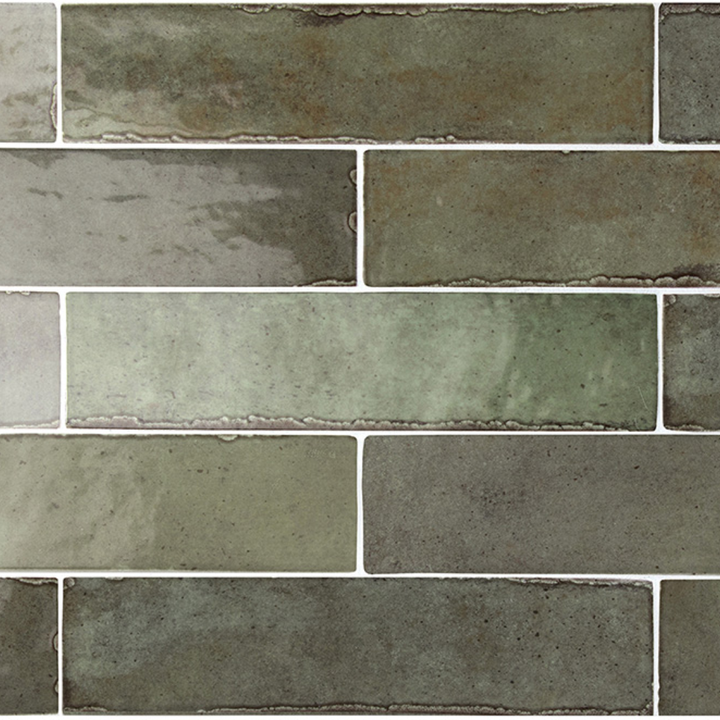 Brooklyn Sage Green Metro Small Format Ceramic Wall Tile