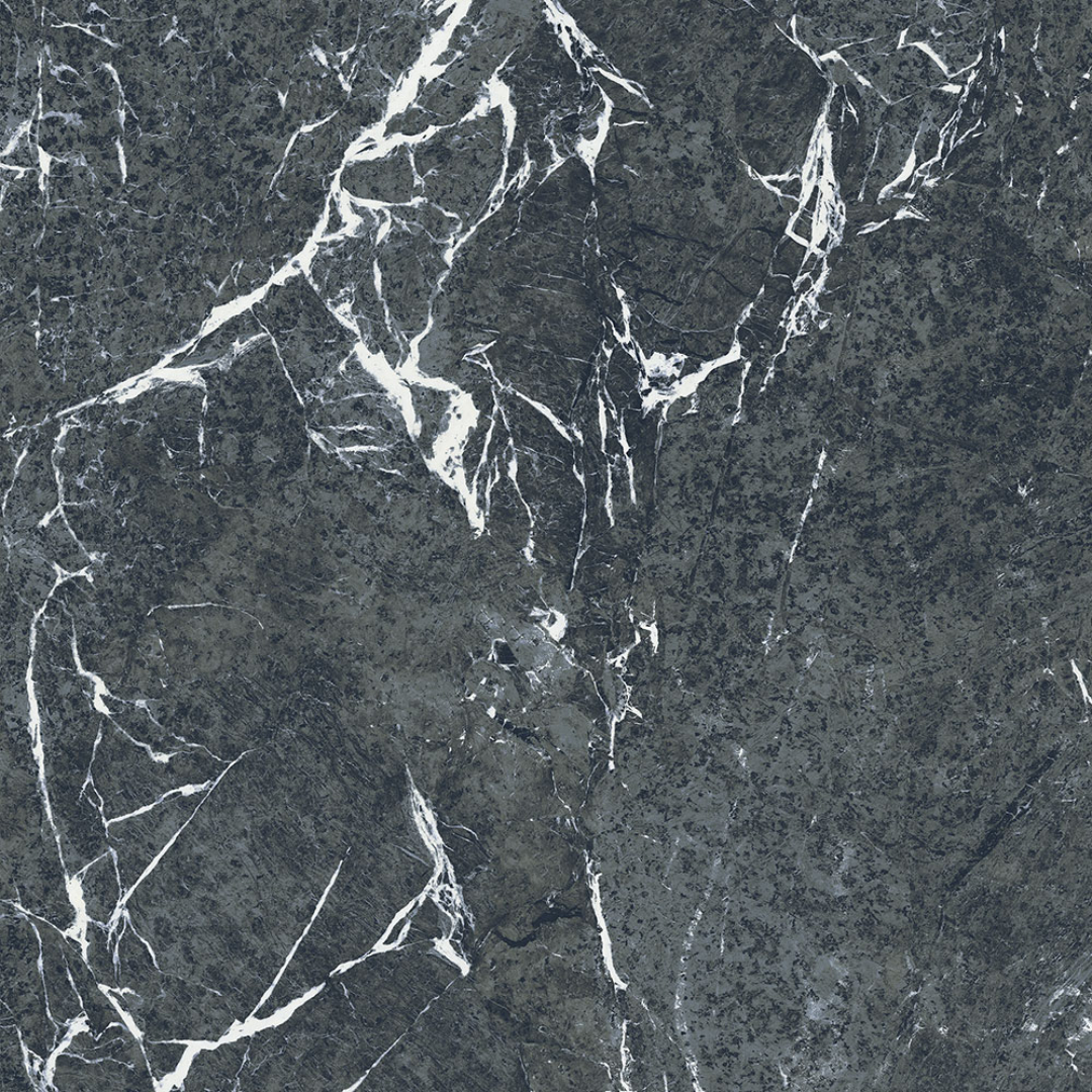 Classica Verde Alpi Marble Effect Porcelain Checkered Floor Tile