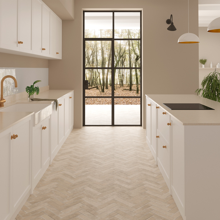 Narrow Clay Small Format Stone Effect Porcelain Wall and Floor Tile