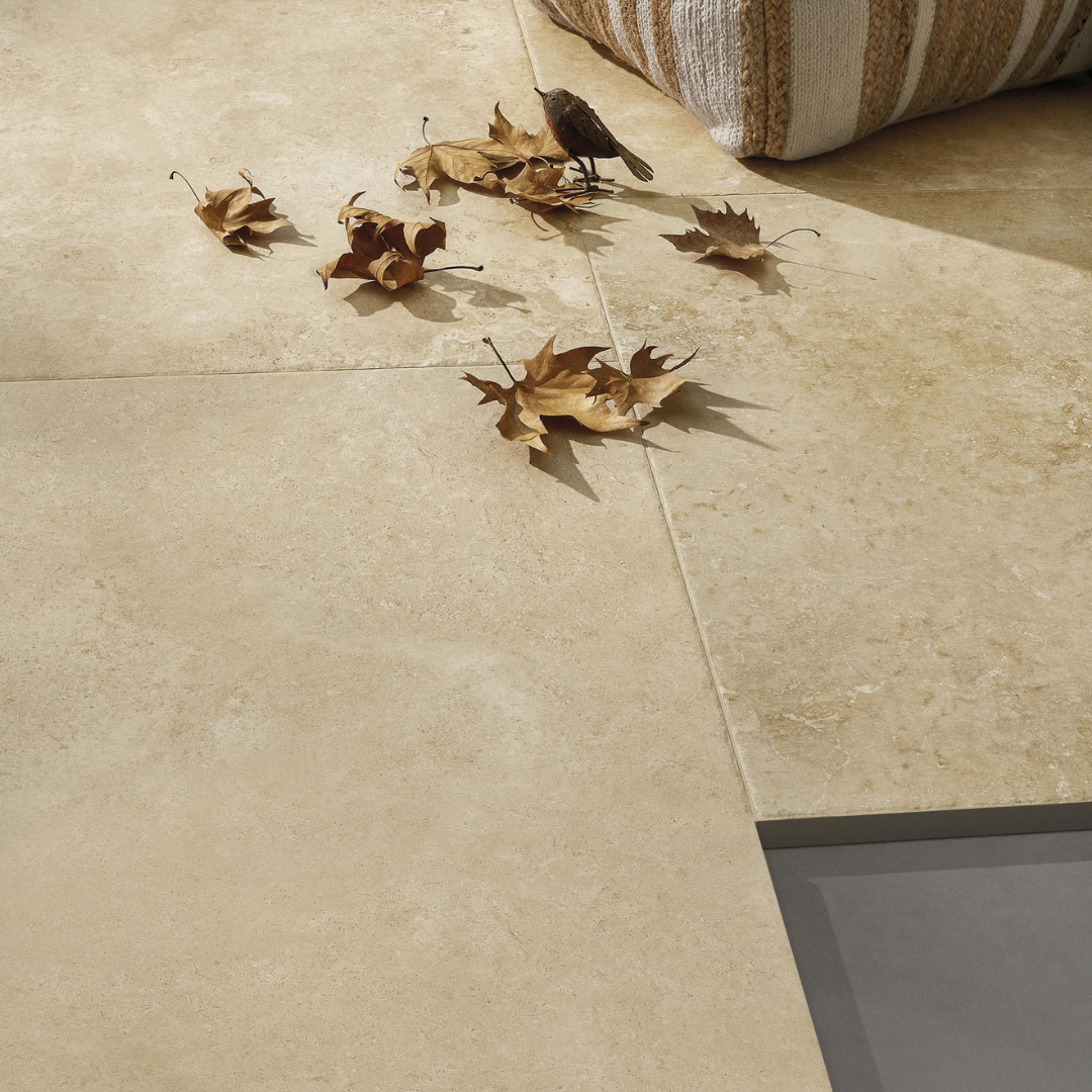 Cotswold Stone Effect Modular and Large Format Porcelain Farmhouse Falgstones Floor Tiles