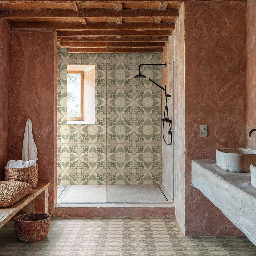 Crafted Patterned Decorative Porcelain Wall and Floor Tile