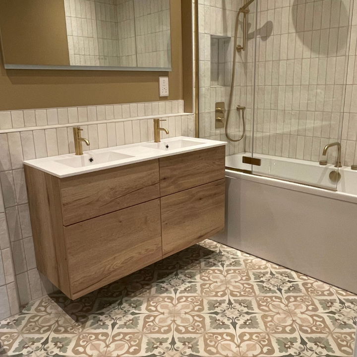 Crafted Patterned Decorative Porcelain Wall and Floor Tile
