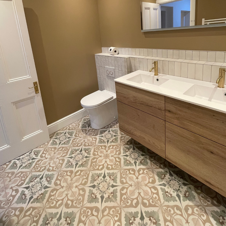 Crafted Patterned Decorative Porcelain Wall and Floor Tile