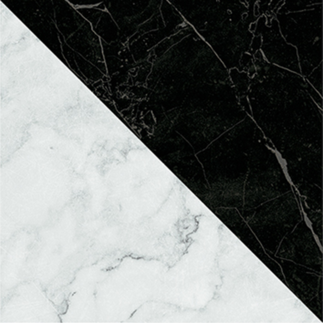 Dandy Flag Geometric Marble Effect Porcelain Wall and Floor Tile