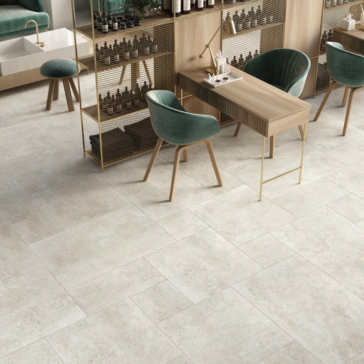 Devon Stone Effect Modular and Large Format Porcelain Farmhouse Flagstones Floor Tiles
