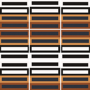 Equipe Bauhome Domino Warm porcelain tile swatch