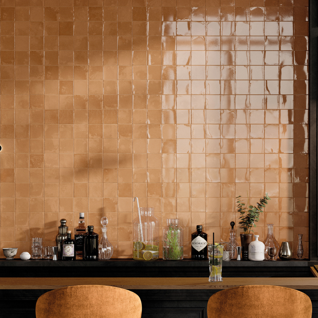 East Zellige Small Format Decorative Ceramic Wall Tile