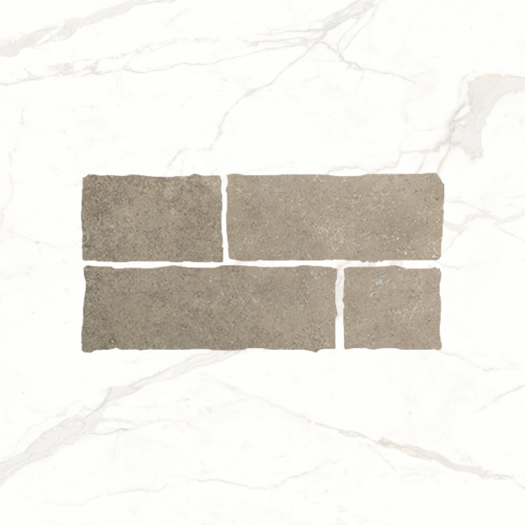 Epoque Stone Effect Porcelain Wall and Farmhouse Flagstones Floor Tile