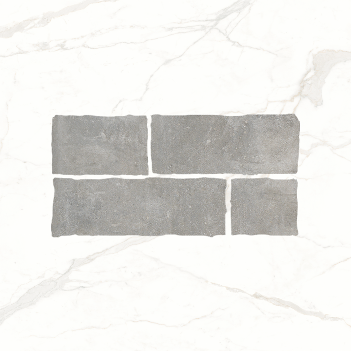 Epoque Stone Effect Porcelain Wall and Farmhouse Flagstones Floor Tile