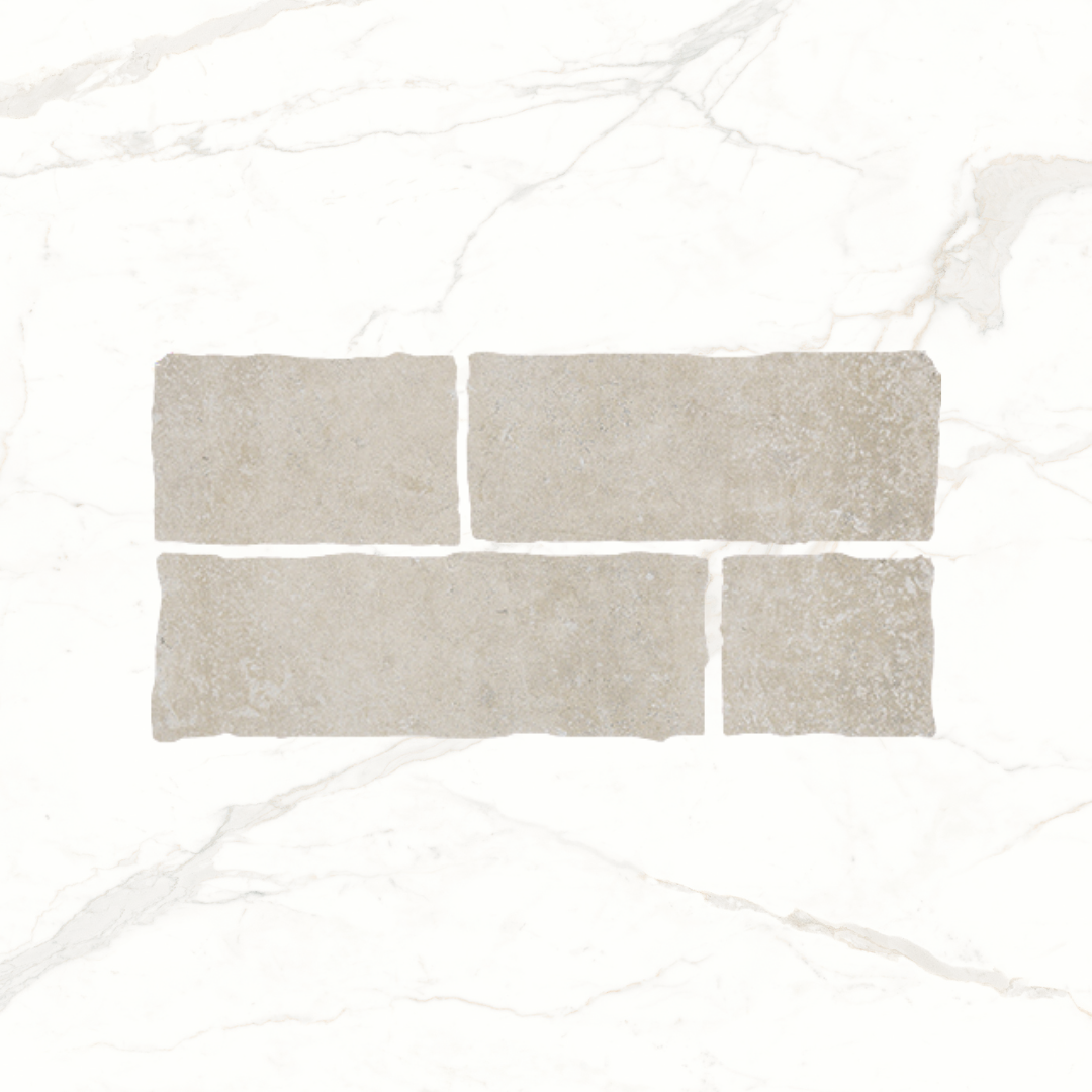 Epoque Stone Effect Porcelain Wall and Farmhouse Flagstones Floor Tile