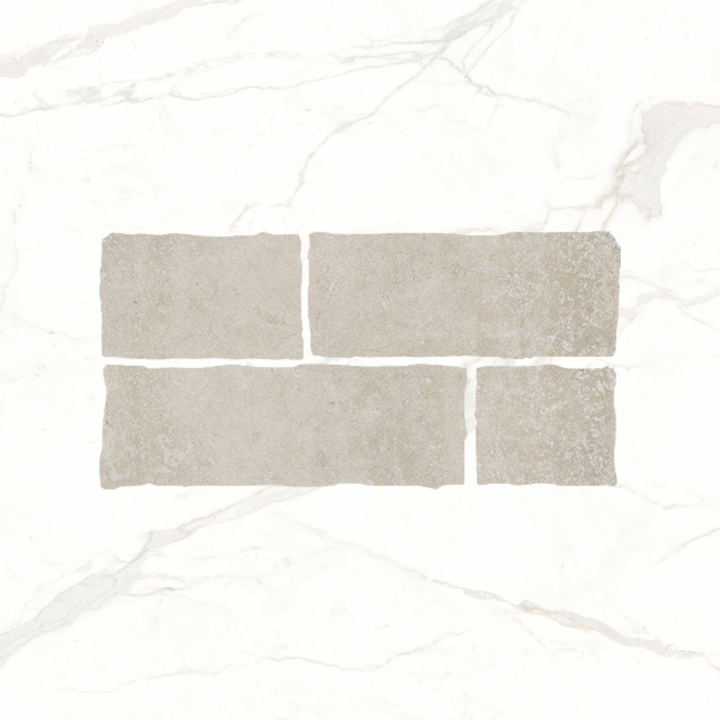 Epoque Stone Effect Porcelain Wall and Farmhouse Flagstones Floor Tile