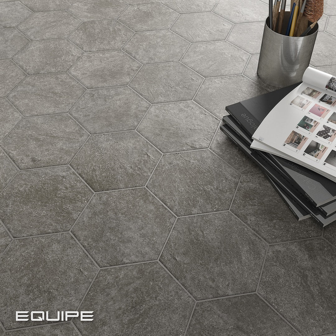 Equipe Hexatile Cement tile room setting – Architect and Interior Designer range