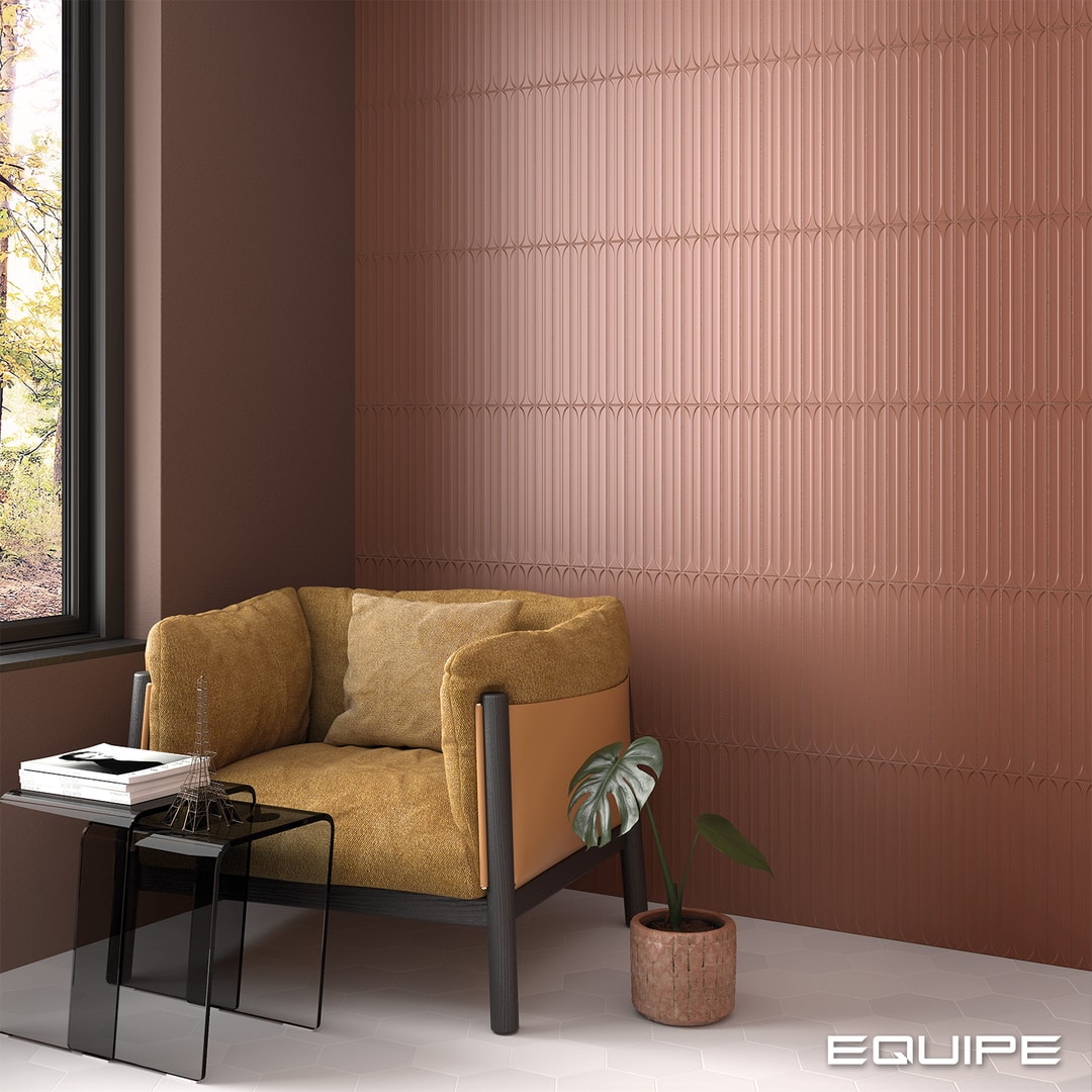 Equipe Hopp tile room setting – Architect and Interior Designer range