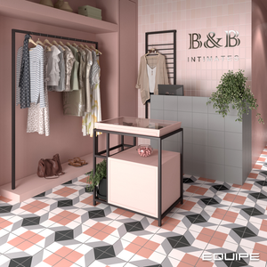 Equipe Bauhome Grau porcelain tile swatch