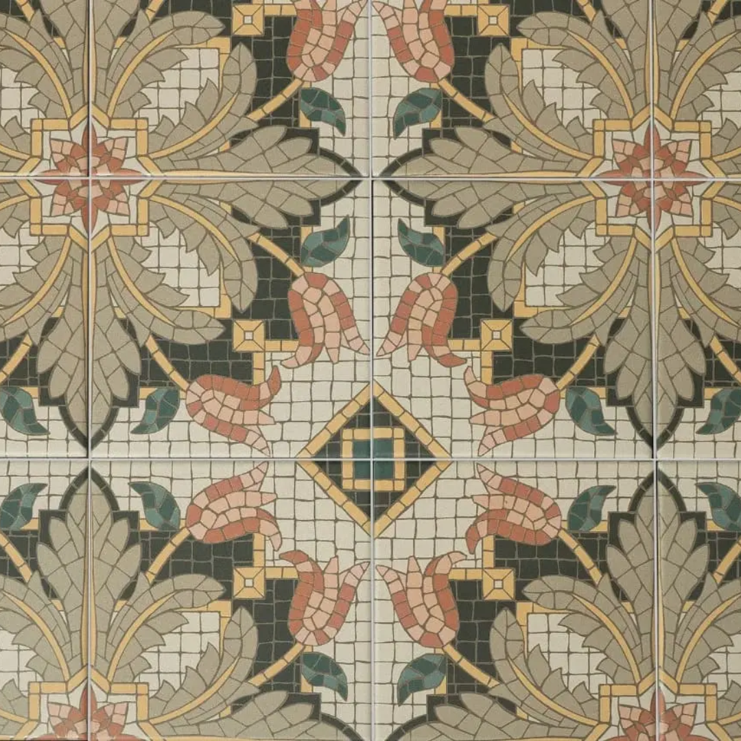 Liria Mosaic Style Small Format Decorative Porcelain Floor Tile