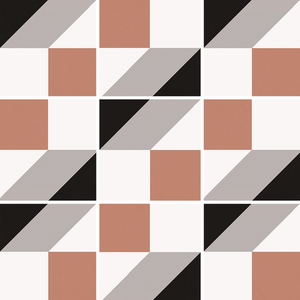 Equipe Bauhome Karo Cold porcelain tile swatch