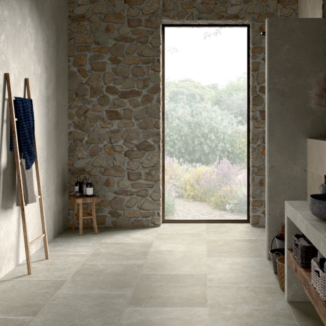 Maison Stone Limestone Effect Porcelain Wall and Floor Tile