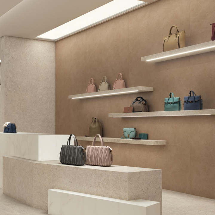 Boost Natural Coral porcelain wall and floor tile
