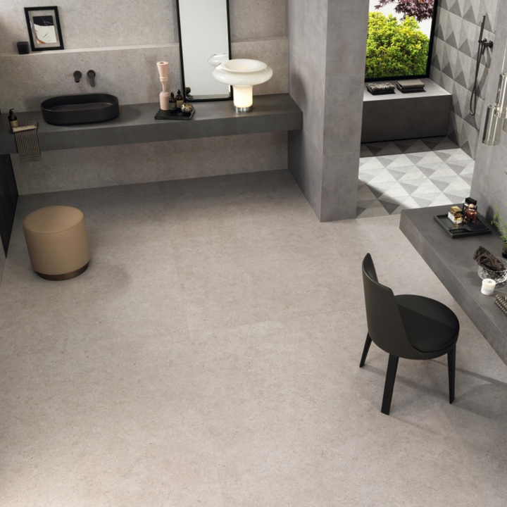 Boost Stone Light Porcelain Wall and Floor Tile
