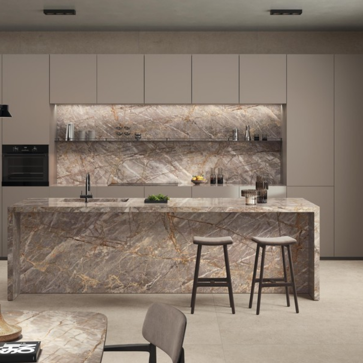 Marvel Epic Natural Roots Marble Effect Porcelain Wall and Floor Tile