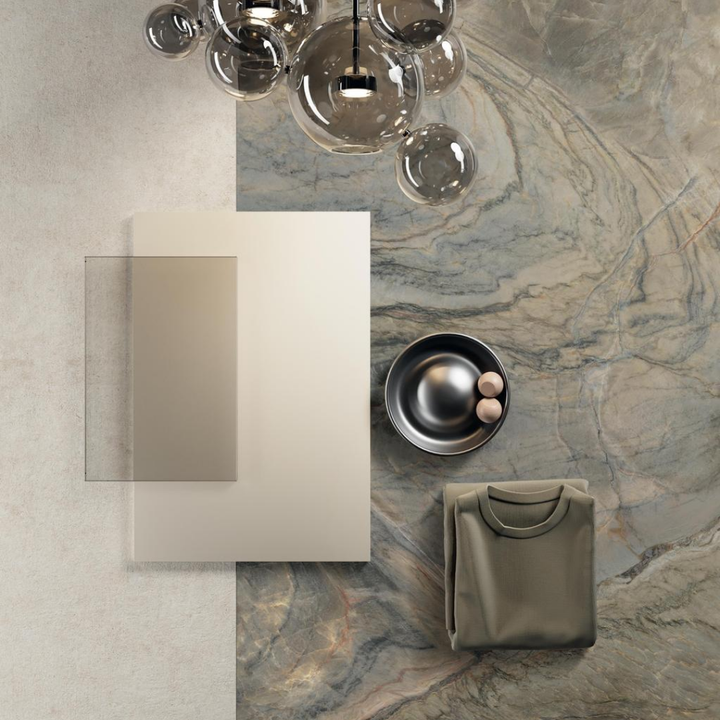 Marvel Epic Zephyr Marble Effect Porcelain Wall and Floor tile