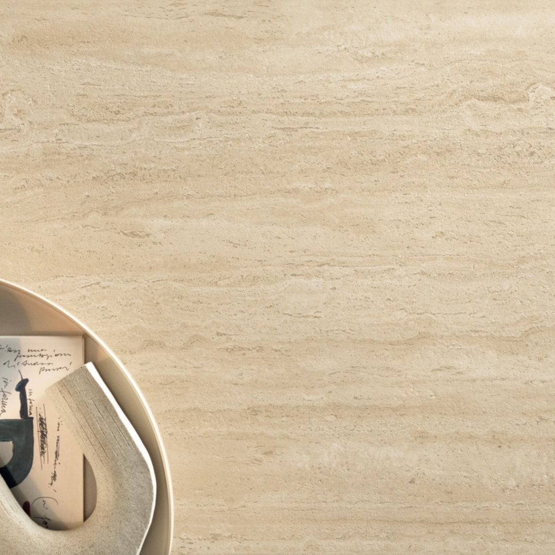 Marvel Travertine Vein Stone Effect Porcelain Wall and Floor Tile