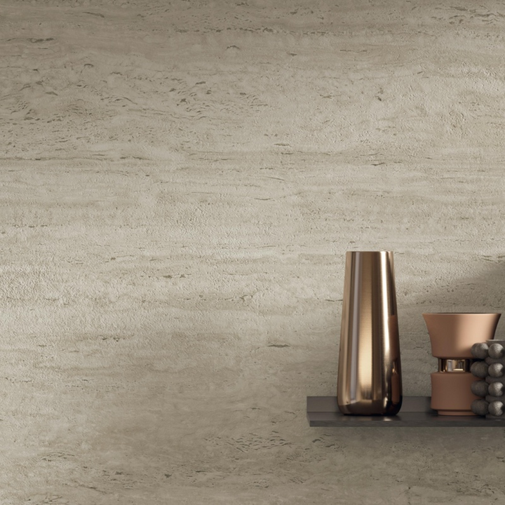 Marvel Travertine Vein Stone Effect Porcelain Wall and Floor Tile