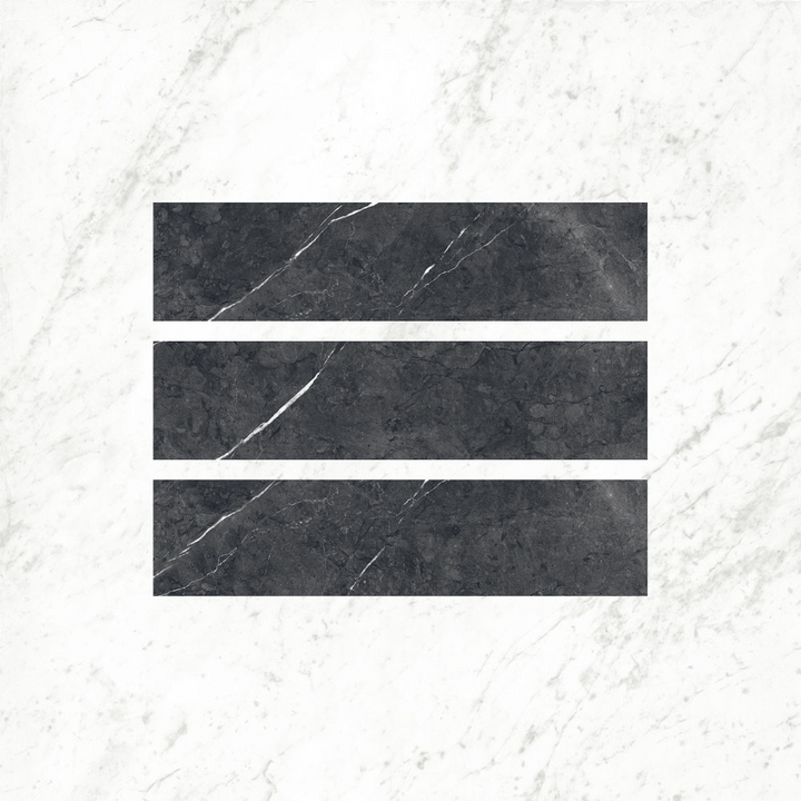 Small Format Classica Marmo Marble Effect Porcelain Wall and Floor Tile